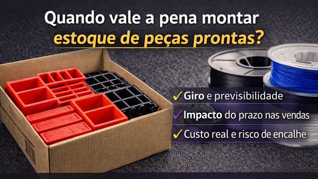 Quando vale a pena montar estoque de peças prontas